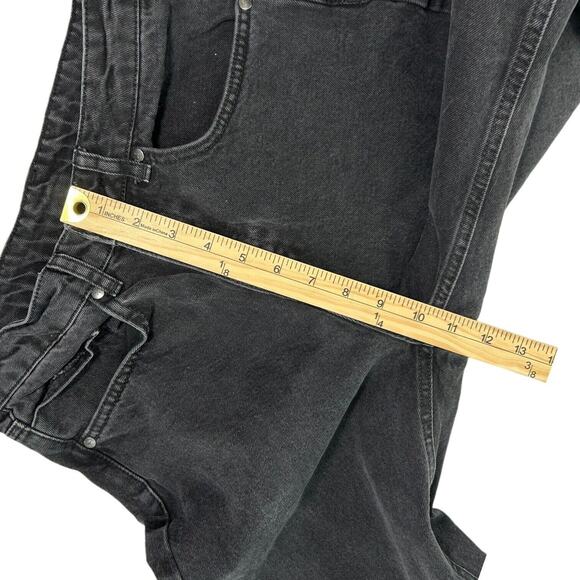 The Ragged Priest Faded Black Grey High Denim Jeans Sz 26 Ripped Distressed - Picture 11 of 12